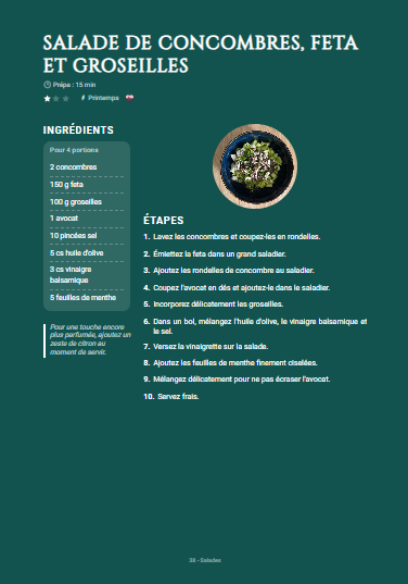 Style de mise en page Bistrot